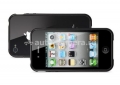 Бампер для iPhone 4 и 4S SGP Linear EX Color Series, цвет черный (SGP08372)