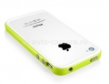 Бампер для iPhone 4 и 4S SGP Neo Hybrid 2S Snow, цвет лайм (SGP08356)