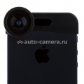 Объектив для iPhone 5 / 5S Photo lens ib-FWM-5 3-in-one, цвет объектива красный