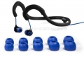 Водонепроницаемые вакуумные наушники для iPhone и iPod H2O Surge Sportwrap 2G, цвет черно-синий (IEN2-BK)