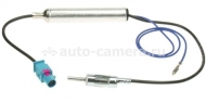 ISO-коннектор на антенну для VW, Audi, Opel, Skoda прямой длинный (с питанием) IC-UNA2/Intro ANT-2
