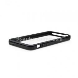 Бампер для iPhone 5 / 5S Macally Protective Frame Case, цвет Black (RIMB-P5)
