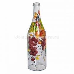 Бутылка «Виноград» с ручной росписью 1 л 
