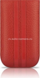 Чехол для iPhone 4 и 4S BeyzaСases Strap Stripes, цвет flo red/red (BZ16792)