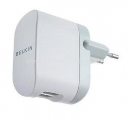 Универсальное сетевое зарядное устройство для iPhone, Samsung и HTC Belkin Dual USB AC Charger 1A (F8Z572cw)