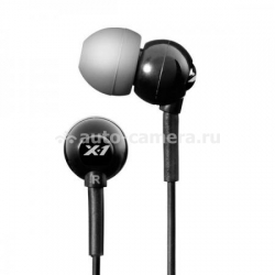 Водонепроницаемые вакуумные наушники для iPhone и iPod X-1 Flex All Sport Waterproof Headphones, цвет onyx black (CB1-BK)